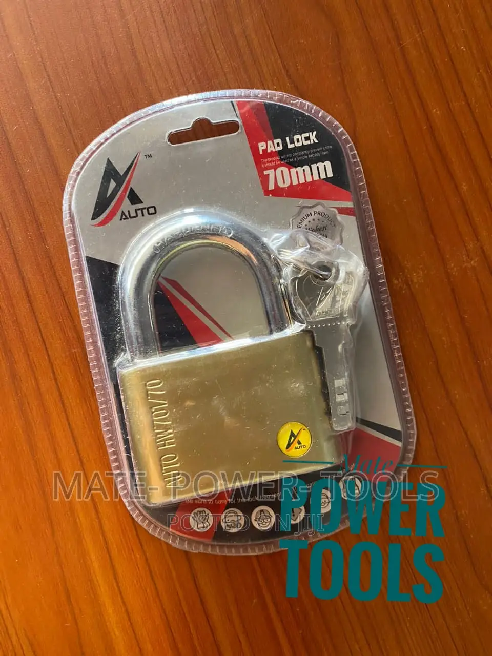 Auto Top Security Padlock 70mm
