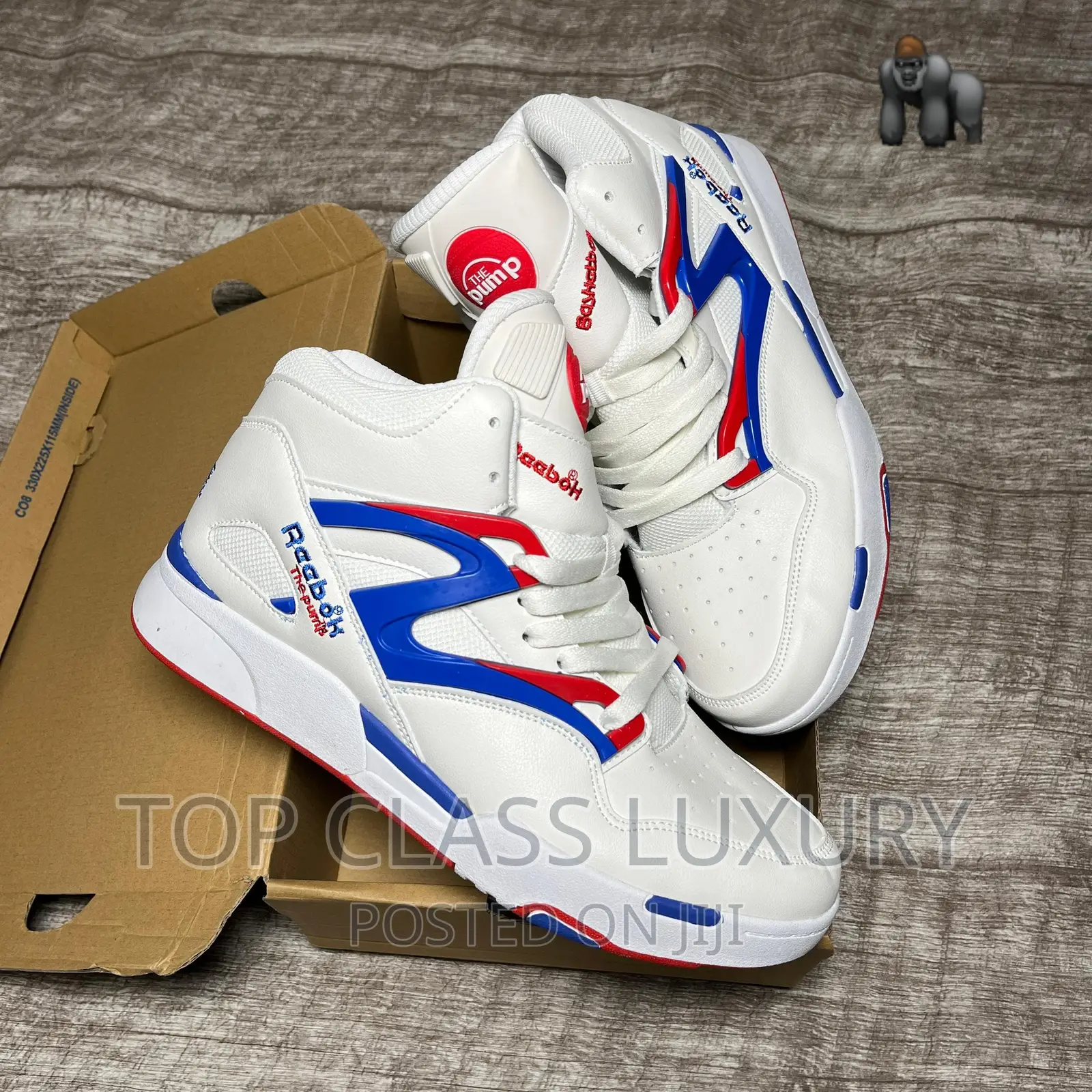 Reebok Pump Omni Zone Chalk/Vector Blue/Vector Red