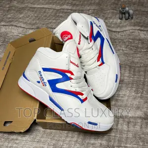 Reebok Pump Omni Zone Chalk/Vector Blue/Vector Red