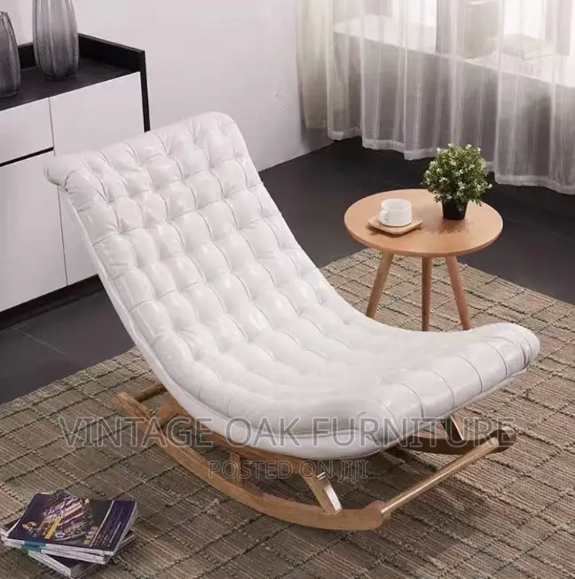 Modern White Lounge Chair
