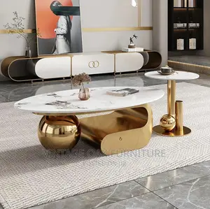 New Modern Luxury Centre Table With Side Tabe