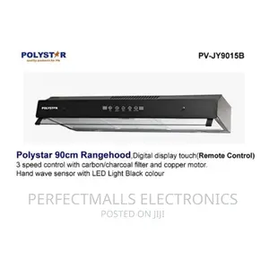 90cm Flat Digital Range Hood With Remote Control Pv-Jy9015b