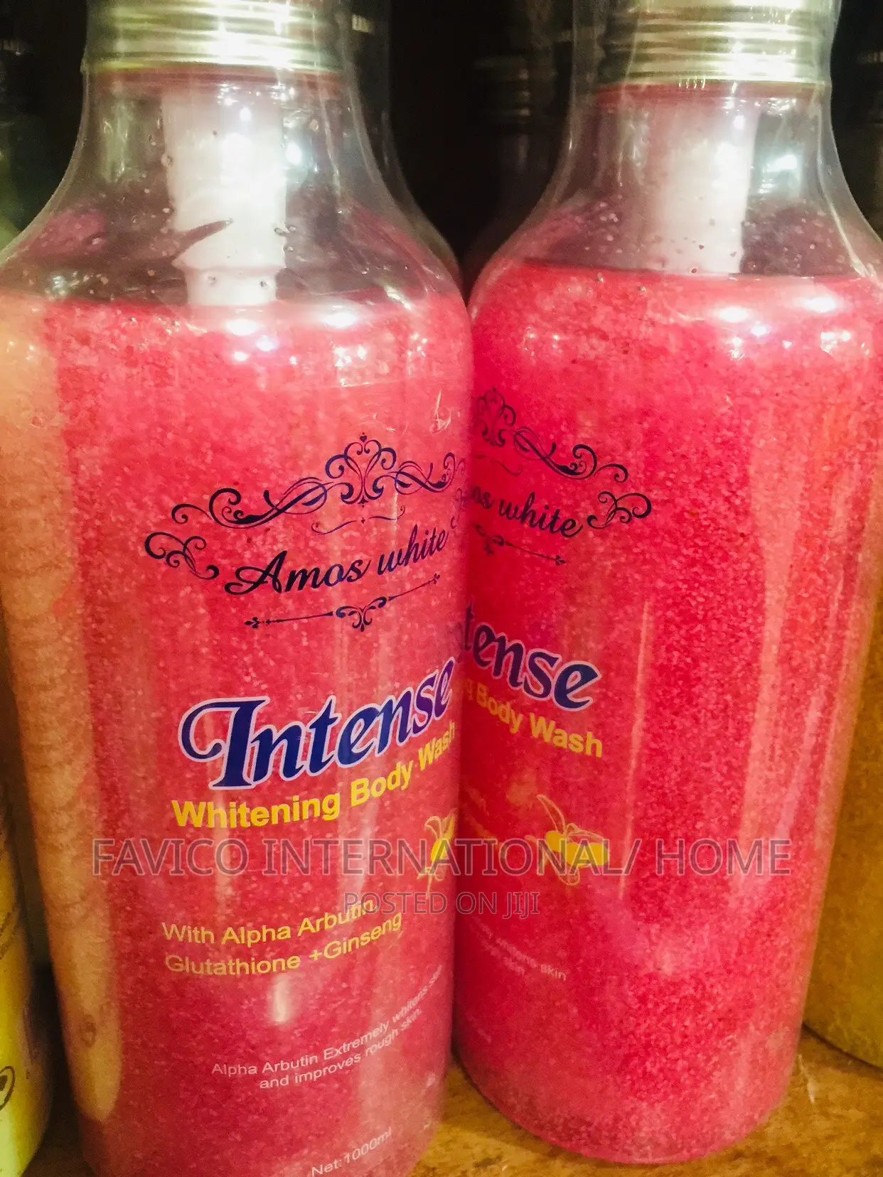 Amos White Shower Gel