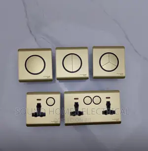 Push Button Gold Switches And Sockets