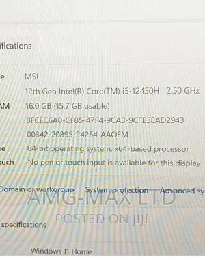 Laptop MSI Pulse GL66 16GB Intel Core I5 SSD 512GB