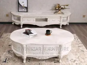 New Modern Gold Tv Stand With Centre Table