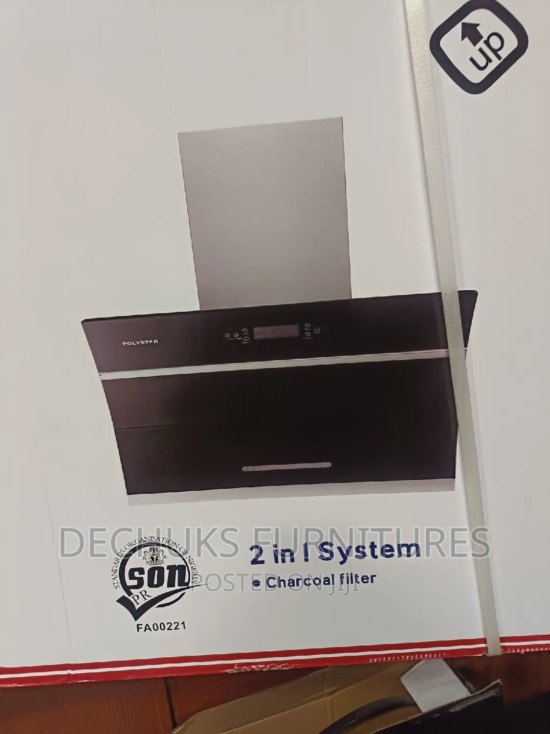 Polystar 90CM Charcoal Filter/Rangehood With Handwave Sensor