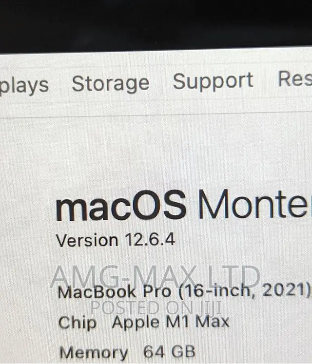 Laptop Apple MacBook Pro 64GB Apple M1 Max SSD 1T
