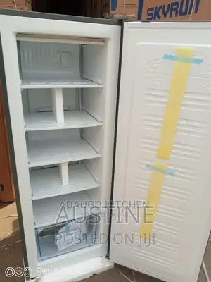 Brand New Skyrun Upright Freezer>>External>>Silver Colour>>