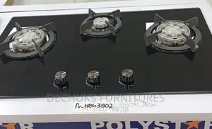 Polystar 90cm 3 Gas Burner Cabinet Inbuilt Gas Hob
