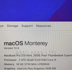 Laptop Apple MacBook Pro 2019 16GB Intel Core i7 SSD 512GB