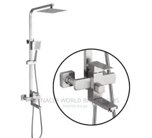 Anti Rust England Square Standing Shower Complete Set