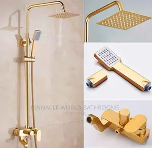 Gold Standing Shower