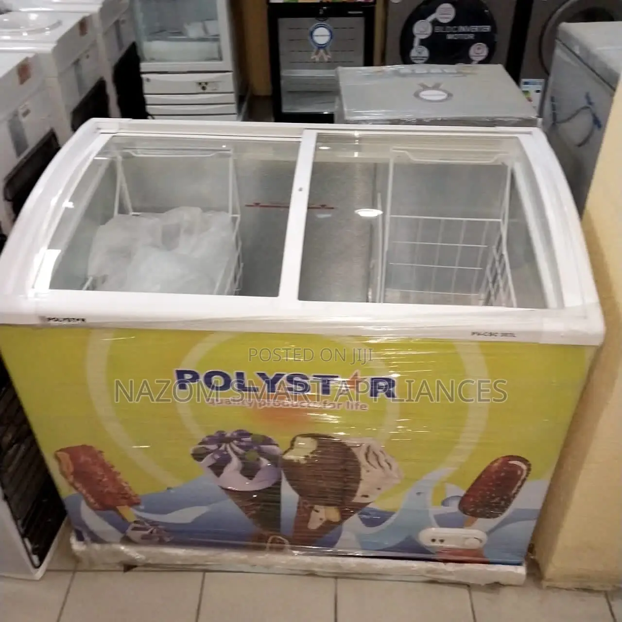 Polyster Ice Cream Display Fridge