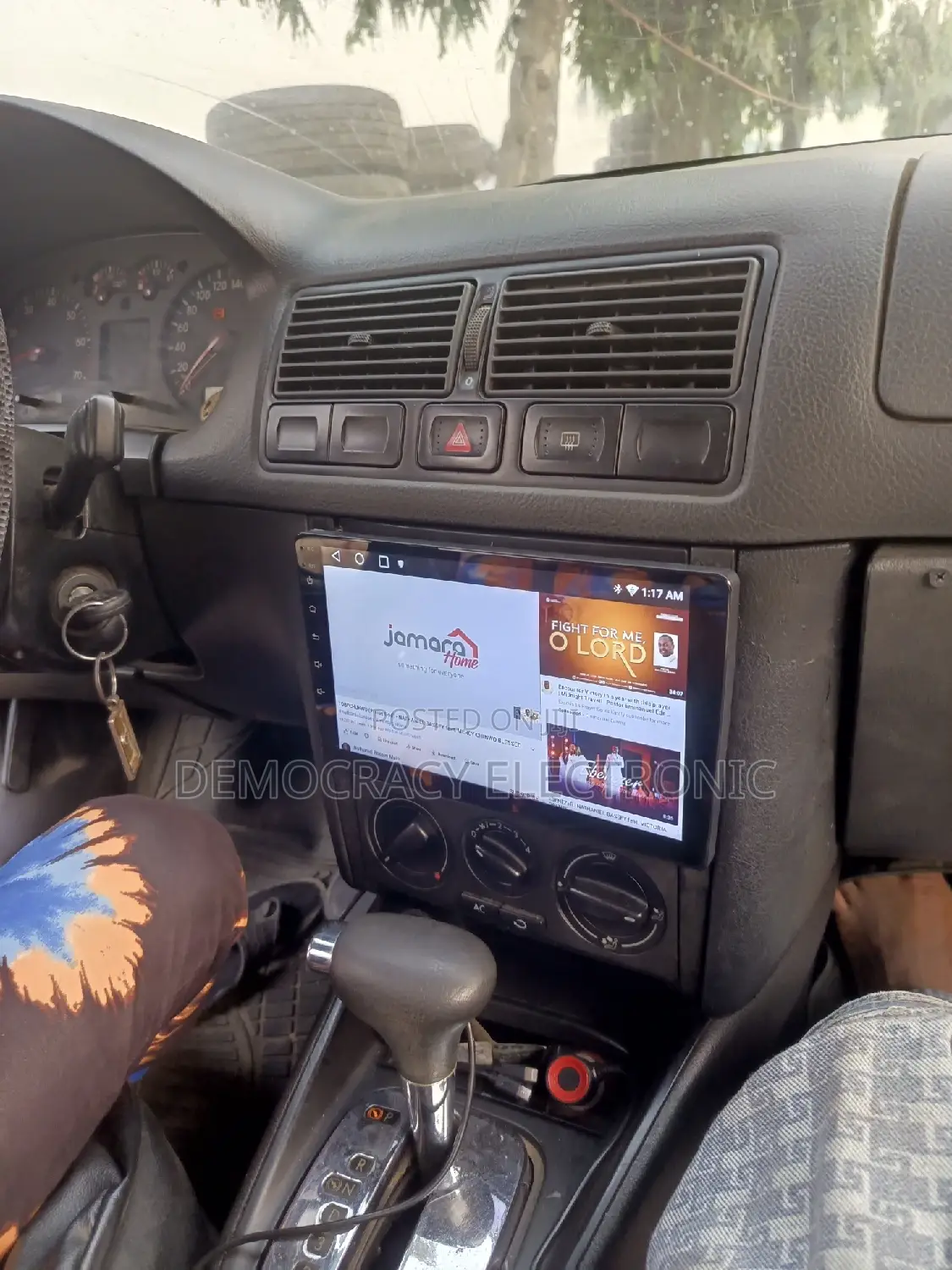Golf 4 Android Screen With GPS Navigation System (Map)