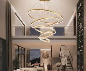 900mm 5 Ring L E D Dropping Chandelier Light for Living Room