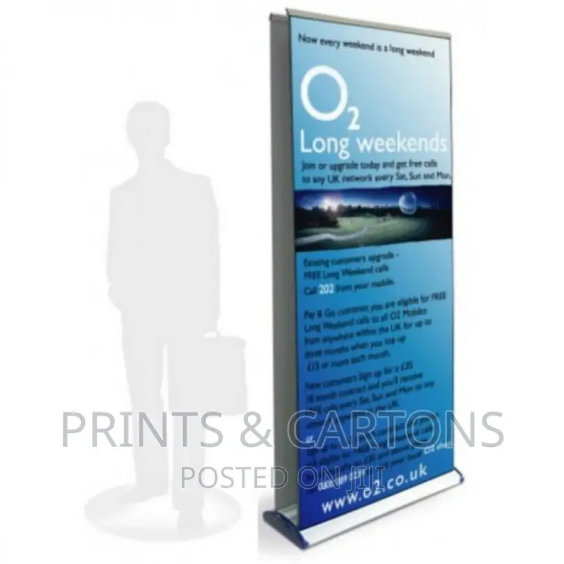 Solid Base Roll Up Stand for Your Occasions