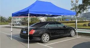 Foldable Canopy 10feet by 15feet Black Pole