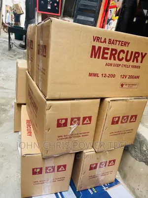 200ah MERCURY Drycell Battery