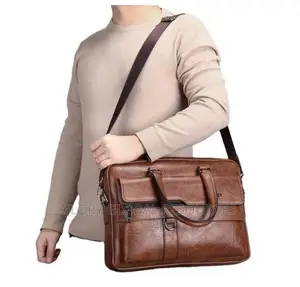 Jeep Buluo Luxury Genuine Forever Leather Men’S Shoulder Bag