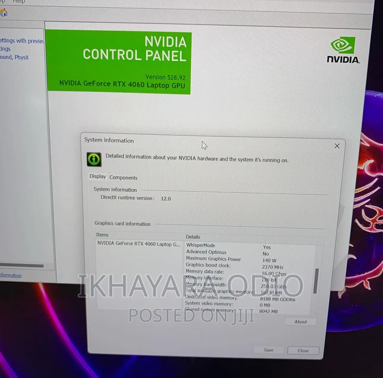 Laptop MSI 16GB Intel Core i9 SSD 1T