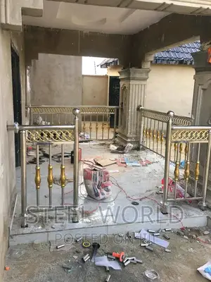 Epic Gold Ball In Balustrades