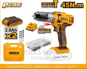 CIDLI201452 INGCO 20v Lithium-Ion Cordless Impact Drill
