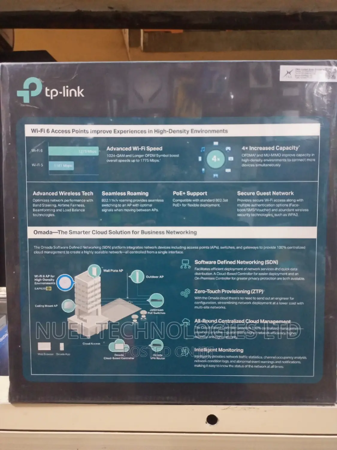 Tp-Link AX1800 Ceiling Mount Wi-Fi 6 Access Point