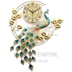 1 Peacock Head Wall Clock