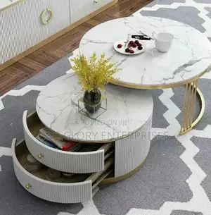 Marble Center Tables With Drawers