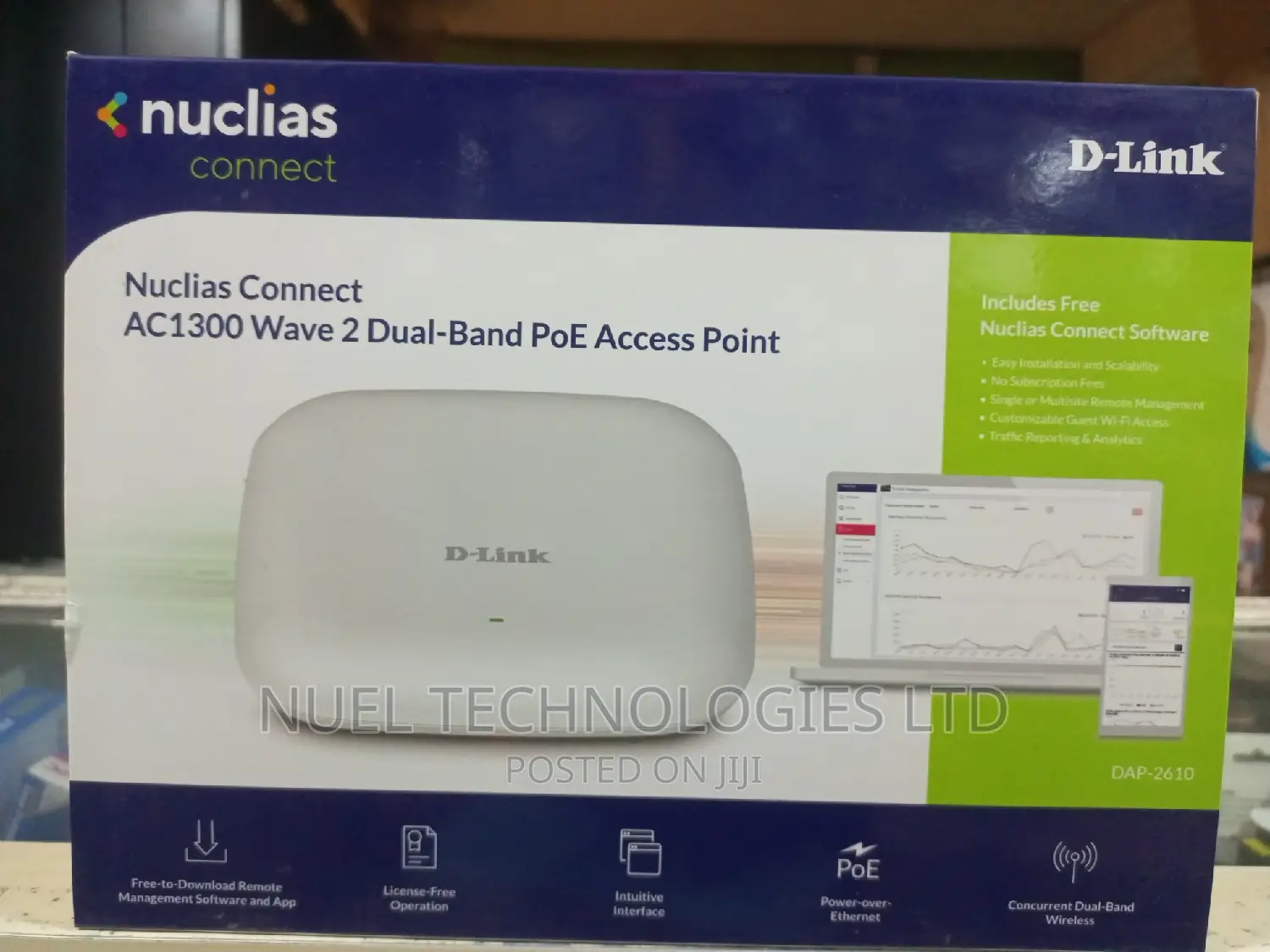 D-Link AC1300 Wave 2 Dual-Band Poe Access Point