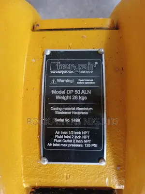 Teryair Dp-50 Aln Pneumatic Diaphragm Pump