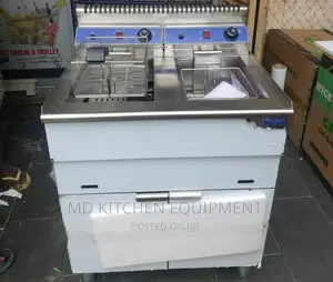 Commercial Electric Fryer With Cabinet 40 Liter (20×2)