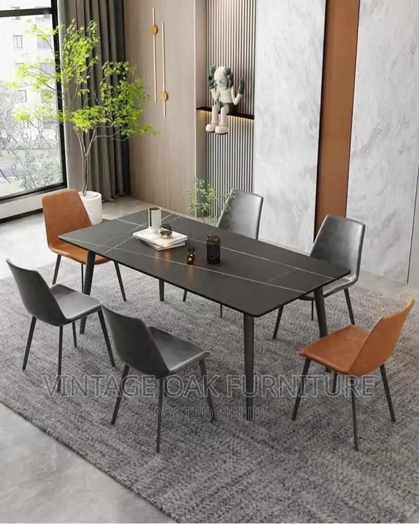 6 Seaters Modern Dining Set