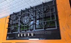 New GS 5 Burners Cabinet Gas Automatic (90cm) Blue Flame