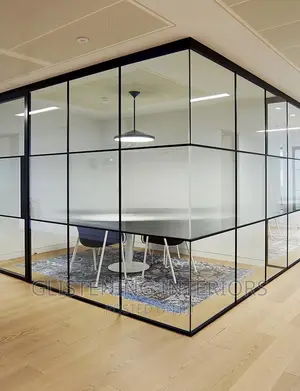 Office Partition With a 10mm Glass With U Channel