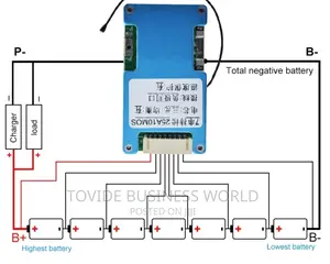 7S 24V 25A Li-Ion Lithium BMS With Balancer and NTC Temp