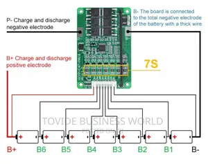 7S 29.4V 20A BMS for Lithium