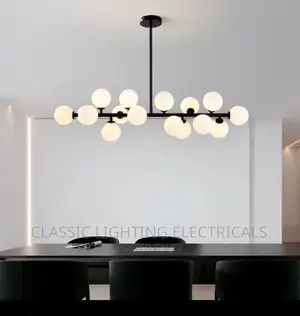 Modern LED Chandeliers Magic Bean Glass Ball Pendant Lights