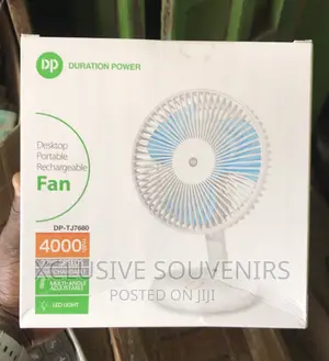 Dp-tj7680 Rechargeable Fan 4000mah