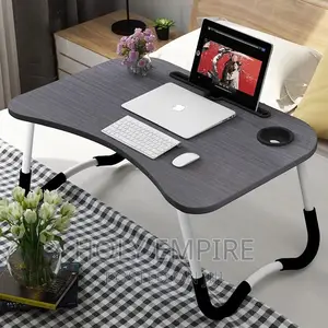 Photo - Simple Style Folding Computer Desk With Card Slot Dormitory