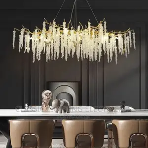 American Lustre LED Crystal Ceiling Chandeliers Light