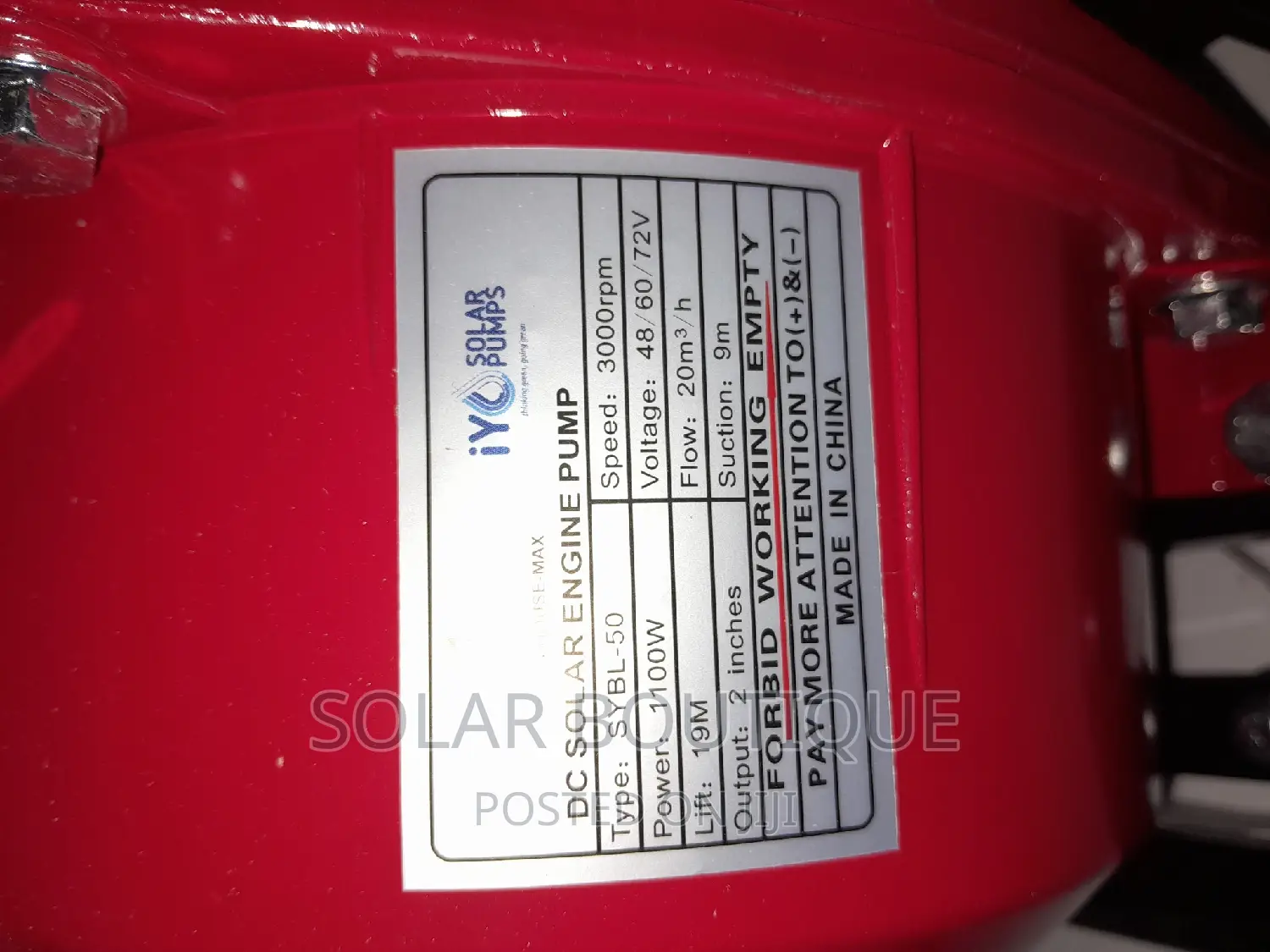2hp Solar Irrigation Water Pump