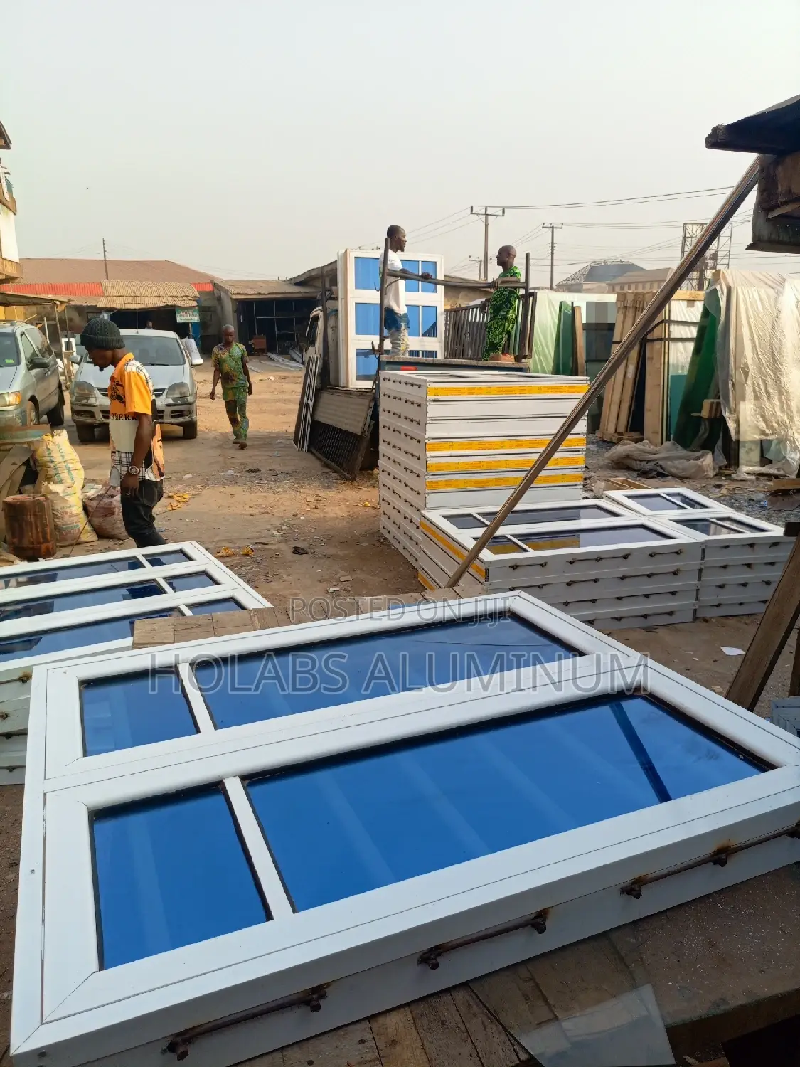 Casement Window With Burglary and Net