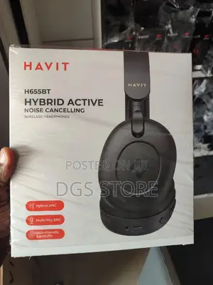 Havit H655bt Hybrid Active Noise Cancelling Bluetooth 