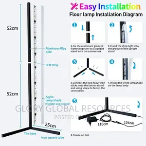 Smart Dimming Adjustable RGB/White/Warm Decor Light