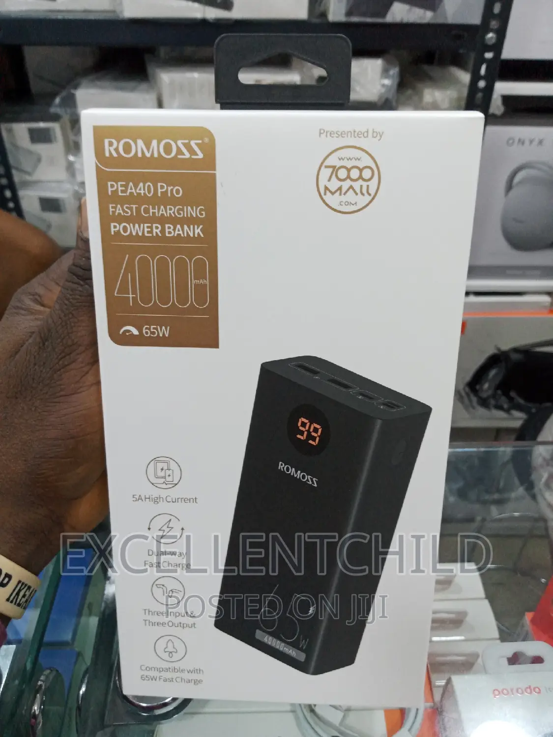 Romoss Power Bank 65w Pd For Laptop