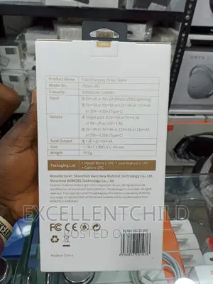 Romoss Power Bank 65w Pd For Laptop
