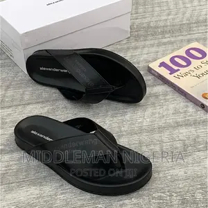 Alexander Mc-Queens Leather Slippers