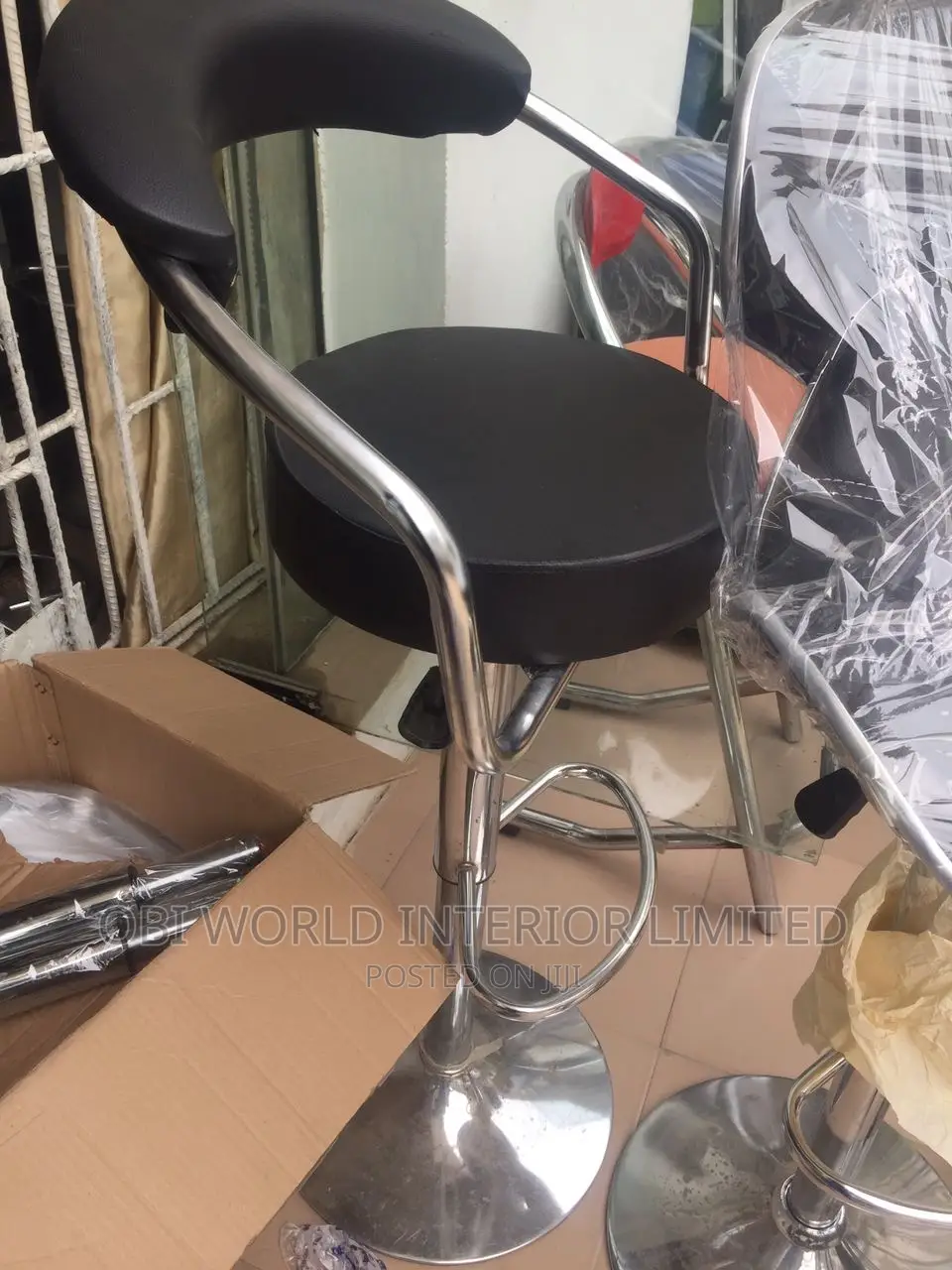Salon High Stool Chair